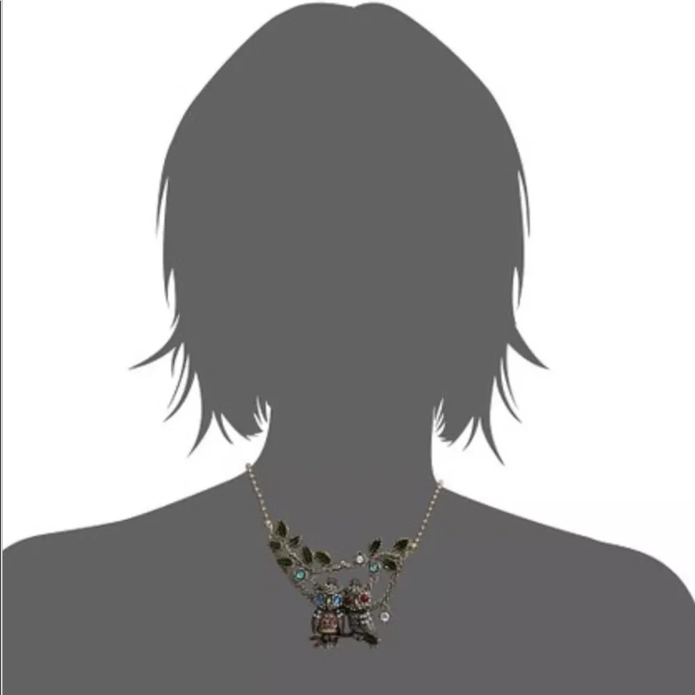 🛍️SOLD🛍️ NWT Betsey Johnson Woodland Statement Necklace - Picture 3 of 8